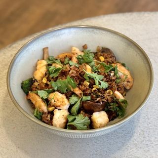 Wok de Salmón & Langos