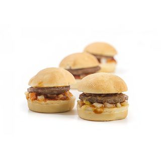 Bocata De Mini Hamburguesas (3 Uds.)