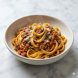 Fettuccine al ragù