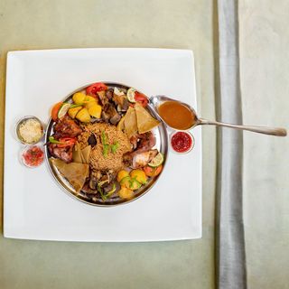 Lusaniya for 2 + A Glass of Juice(Local foods)