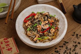 Krewetki w sosie Teriyaki-ostrygowym