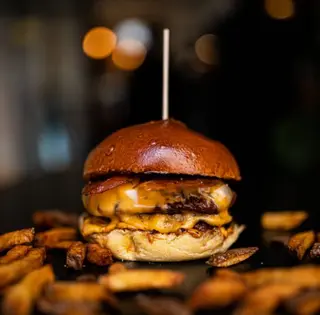 Hamburguesa De Bacon y Cheese Love