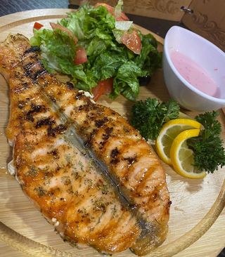 Стейк из семги