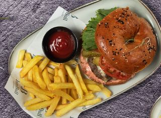 Бейгл-бургер классический