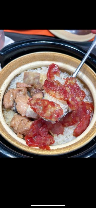 64 Arroz De Olla La Casa con sachichas y costilla de cerdo