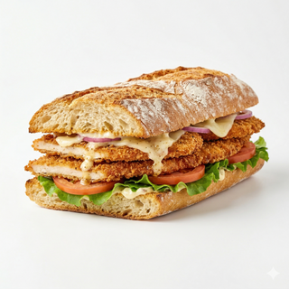 Medio Bocata De Pollo Rebozado