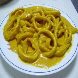 89. Calamares con salsa de curry