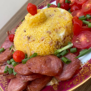 Combo Cuzcuz com Calabresa + Bata Frita + CocaCola