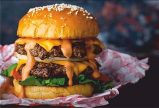 Double beef burger