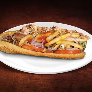 Bagheta cu gyros de pui