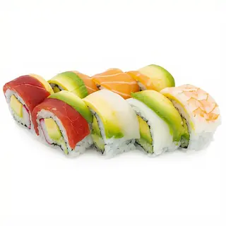 Arcoíris Roll (8 Uds.)