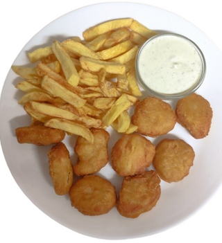 Пилешки хапки с картофи  исос