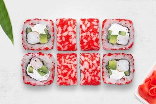 Каліфорнія Делюкс з тигровою креветкою (240г)