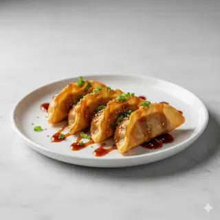 Gyosas En Salsa Teriyaki (6 Uds.)