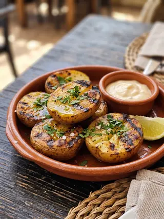 Patata a la brasa