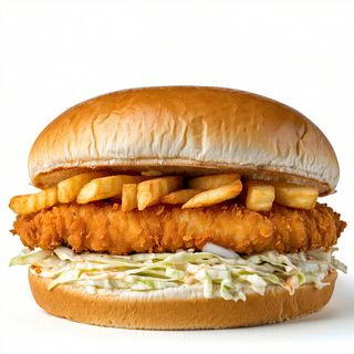 Sandwich cu snitel de post