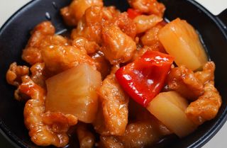 40 Pollo fritto con salsa agrodolce