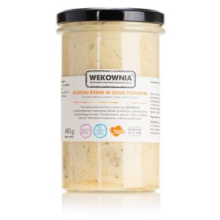 Klopsiki rybne w sosie porowym 480g