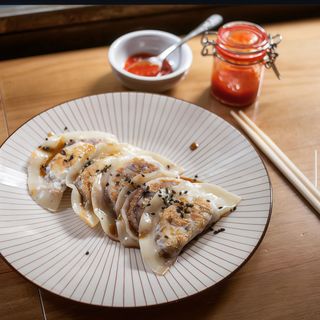 Pato y dátiles con salsa Unagi a la plancha (5 Und.)