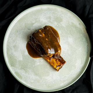 Costilla de vaca al bourbon