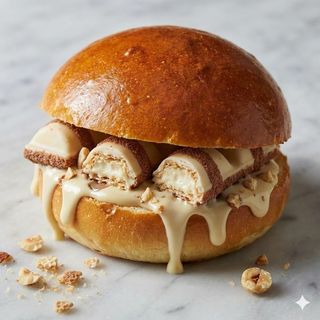 Brioche al Kinder Bueno Bianco