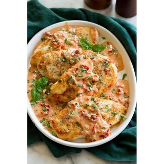 Marry Me Chicken Served With Rice