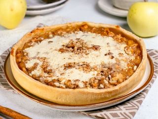 Kisz z jabłkami tarta szarlotka