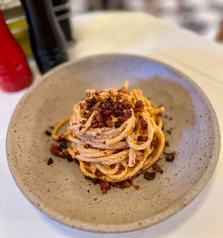 Bucatini Ricotta e Nduja