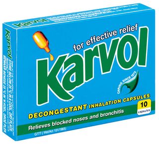 Karvol Decongestant Caps 10`S