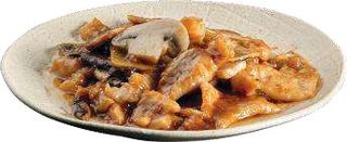 283 Manzo con bambù e funghi