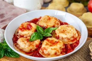 Sorrentinos de jamón y queso