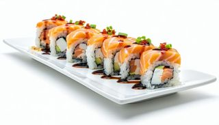 27. Sake cotto maki - 8 pezzi