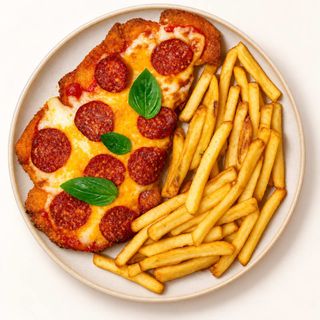 Milanesa de pollo al  Don Pepperoni