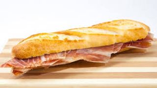 Bocadillo De Jamón Serrano Y Queso