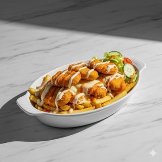 Kapsalon de nuggets (PEQUEÑA)