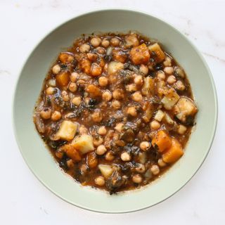 Garbanzos guisados veganos con calabaza (400 g.)