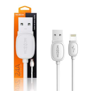 Cable Moxom CC-46 Carga Rápida 2.4A - Lightning BLANCO