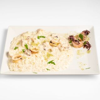 Rižoto od lignji na bijelo