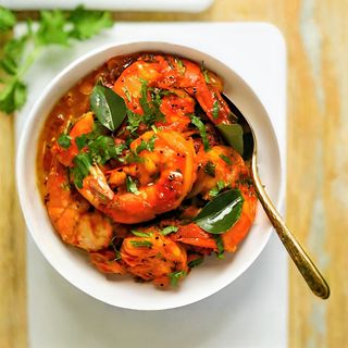Fish or Prawn in Chili Mustard Sauce