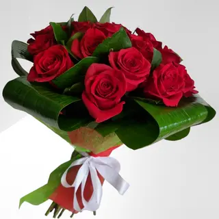 Buchet 19 trandafiri rosii