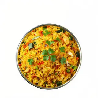 Chef special: hyderabadi vegetable biryani (verduras)
