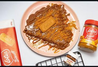 Crêpes au nutella biscuit lotus