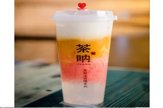 Fruit tea al mango con pompelmo,cocco