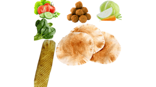 FALAFEL i SPINAK Rollo