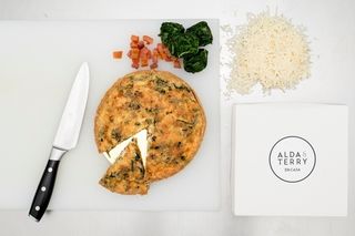 Quiche de espinacas y salmón para 6 personas aproximadamente