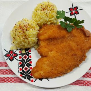 Snitel cu orez basmatic