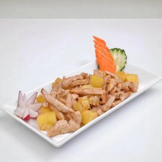 Poulet ananas caramélisé 