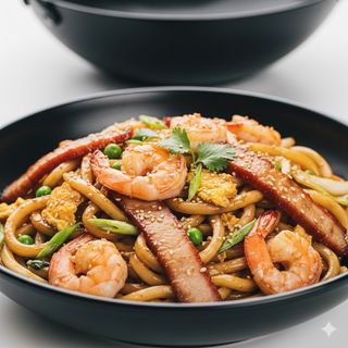 Udon Frito Con verduras