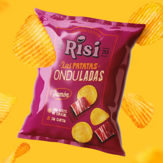Patatas Onduladas Sabor Jamón