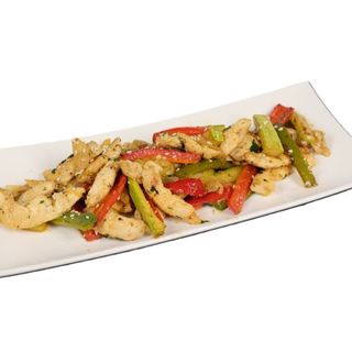 Пилешки хапки със зеленчуци  на тиган (350г)